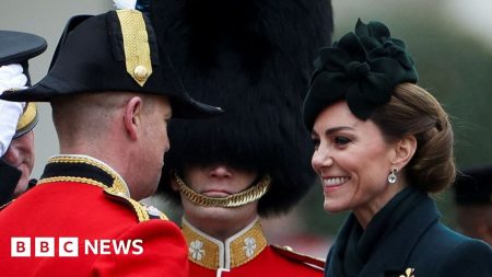 Kate menghadiri parade Hari St Patrick di London